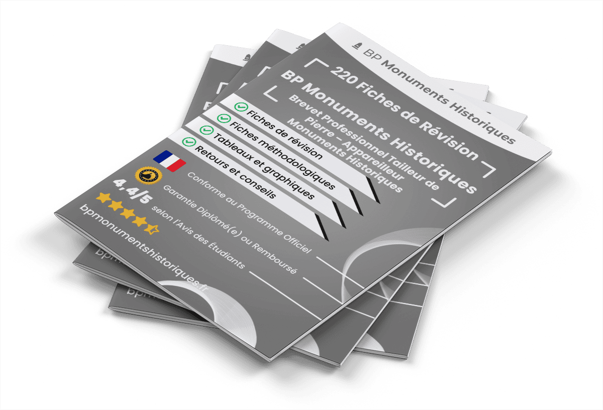 220 Fiches de Révision pour le BP Monuments Hist.